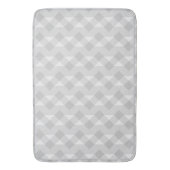 Geometrisch grijs plooienpatroon badmat (Voorkant Verticaal)