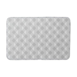 Geometrisch grijs plooienpatroon badmat