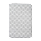 Geometrisch grijs plooienpatroon badmat (Voorkant Verticaal)