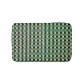  Geometrisch Groen beige St. Patrick patroon Badmat (Voorkant)