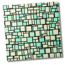 Geometrisch groen geel patroon