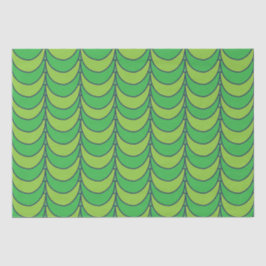 Geometrisch groen halve cirkel geometrisch patroon tissuepapier