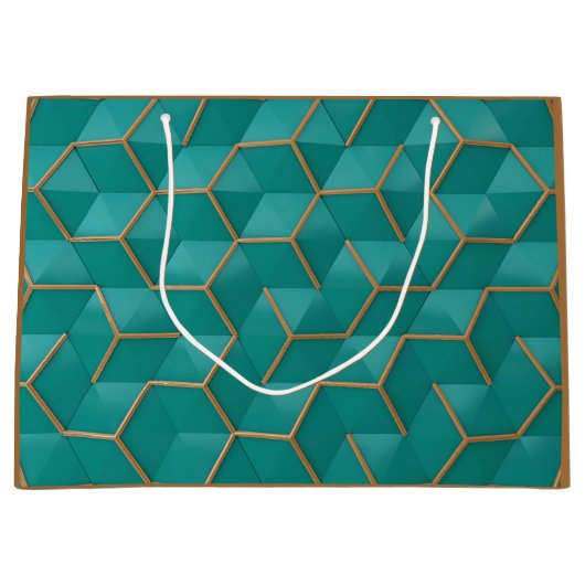 geometrisch groot cadeauzakje (Voorkant)