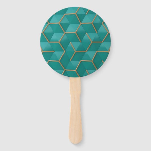 geometrisch handwaaier (Voorkant)