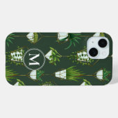 Geometrisch hangend kamerplantpatroon Case-Mate iPhone case (Achterkant (horizontaal))