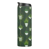 Geometrisch hangend kamerplantpatroon thermosbeker (Geroteerd rechts)