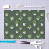 Geometrisch hangend kamerplantpatroon tissuepapier (Craft)