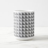 Geometrisch Hangend Patroon Koffiemok (Center)