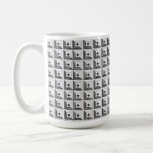Geometrisch Hangend Patroon Koffiemok