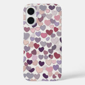 geometrisch hartpatroon Case-Mate iPhone case (Achterkant)