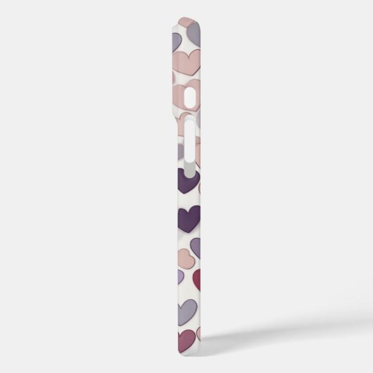 geometrisch hartpatroon Case-Mate iPhone case (Achterkant / Links)