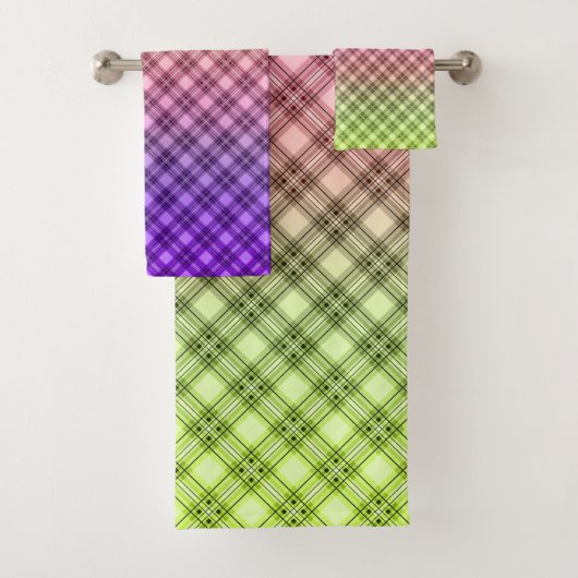 Geometrisch, helling, Ombre Bad Handdoek (Insitu)