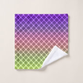 Geometrisch, helling, Ombre Bad Handdoek (Wasdoekje)