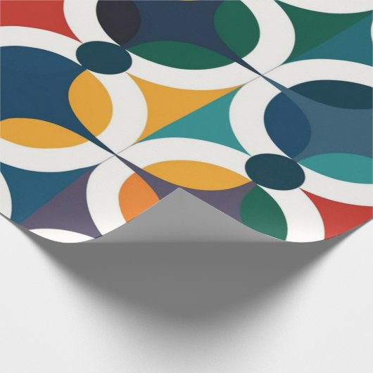 Geometrisch herhalingspatroon cadeaupapier (Hoek)