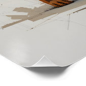 Geometrisch hondenprofiel perfect poster (Hoek)