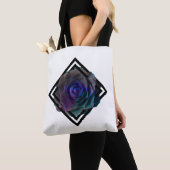 Geometrisch ingelijst Roos Tote Bag (Dichtbij)
