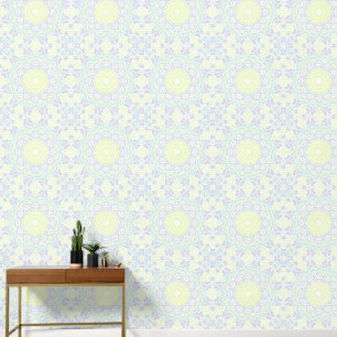 Geometrisch ingewikkeld kleurrijke Boho Hippie Man Behang