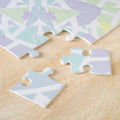 Geometrisch ingewikkeld kleurrijke Boho Hippie Man Legpuzzel (Zijkant)