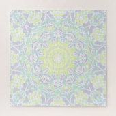 Geometrisch ingewikkeld kleurrijke Boho Hippie Man Legpuzzel (Verticaal)