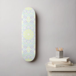 Geometrisch ingewikkeld kleurrijke Boho Hippie Man Persoonlijk Skateboard
