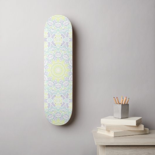 Geometrisch ingewikkeld kleurrijke Boho Hippie Man Persoonlijk Skateboard (Muurkunst)
