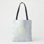 Geometrisch ingewikkeld kleurrijke Boho Hippie Man Tote Bag (Voorkant)