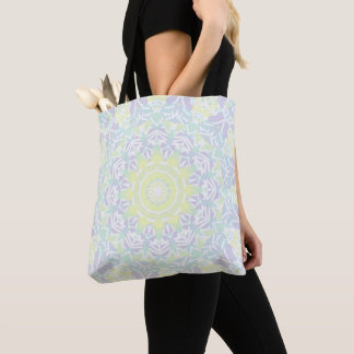 Geometrisch ingewikkeld kleurrijke Boho Hippie Man Tote Bag