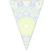 Geometrisch ingewikkeld kleurrijke Boho Hippie Man Vlaggetjes (Derde vlag)