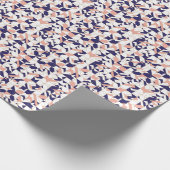 Geometrisch ingewikkeld,  modern, naadloos onderde cadeaupapier (Hoek)