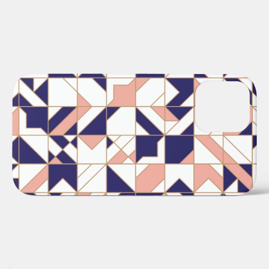 Geometrisch ingewikkeld,  modern, naadloos onderde Case-Mate iPhone case (Achterkant (horizontaal))