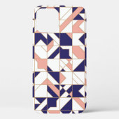 Geometrisch ingewikkeld, modern, naadloos onderde Case-Mate iPhone case (Achterkant)