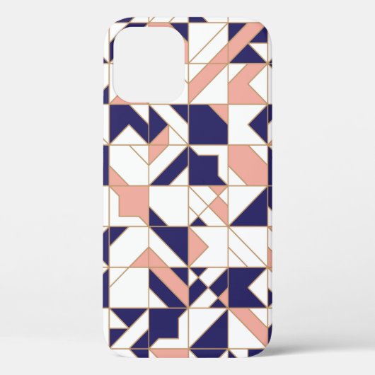 Geometrisch ingewikkeld,  modern, naadloos onderde Case-Mate iPhone case (Achterkant)