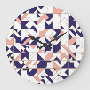 Geometrisch ingewikkeld,  modern, naadloos onderde grote klok