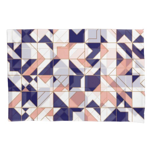 Geometrisch ingewikkeld,  modern, naadloos onderde kussensloop (Voorkant)