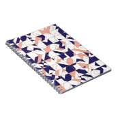 Geometrisch ingewikkeld,  modern, naadloos onderde notitieboek (Rechterzijde)