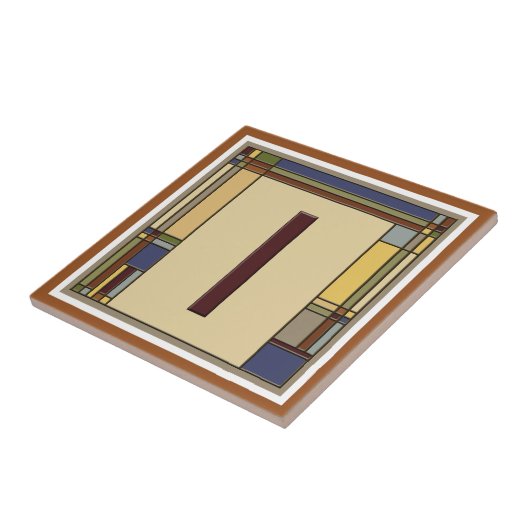 Geometrisch Initiaal I Tegeltje (Zijkant)