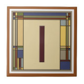 Geometrisch Initiaal I Tegeltje (Voorkant)