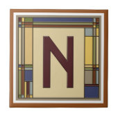 Geometrisch Initiaal N Tegeltje (Voorkant)