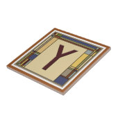 Geometrisch Initiaal Y Tegeltje (Zijkant)