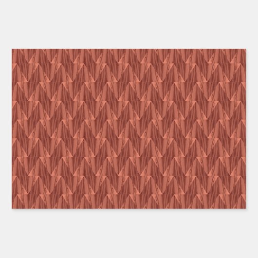 Geometrisch kaardlooppapier inpakpapier vel (Voorkant)