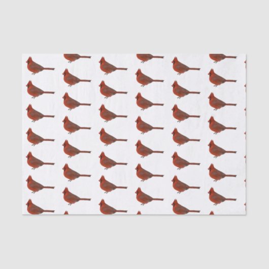 Geometrisch kardinaal tissuepapier (Voorkant)