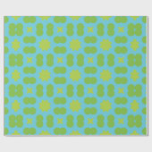 Geometrisch Kerstpatroon - Feestdagen Cadeaupapier (Vlak)