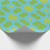 Geometrisch Kerstpatroon - Feestdagen Cadeaupapier (Hoek)