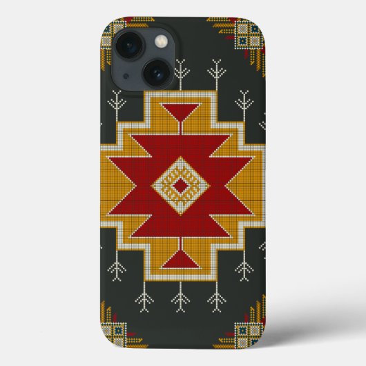 Geometrisch klassiek kleurrijk-mode schattig Case-Mate iPhone case (Achterkant)