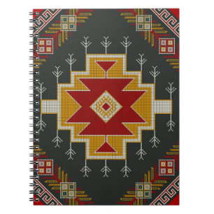 Geometrisch  klassiek kleurrijk-mode schattig notitieboek