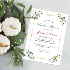 Geometrisch Klassiek Motief Vrijgezellenfeest Kaart