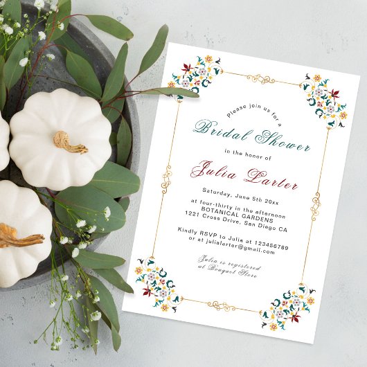 Geometrisch Klassiek Motief Vrijgezellenfeest Kaart