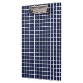 Geometrisch klembord met blauwe vierkanten (Links)