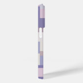 Geometrisch Kleurblokpatroon - Paars en Latte Case-Mate iPhone Case (Achterkant / Rechts)