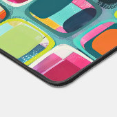 Geometrisch kleurenblok midden eeuw Modern Kleurri Bureaumat (Hoek)